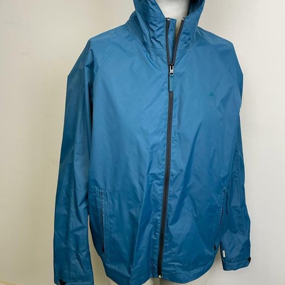 Timberland Mens reflective weather print warmest puffer jacket A135D-477 SIZE XL